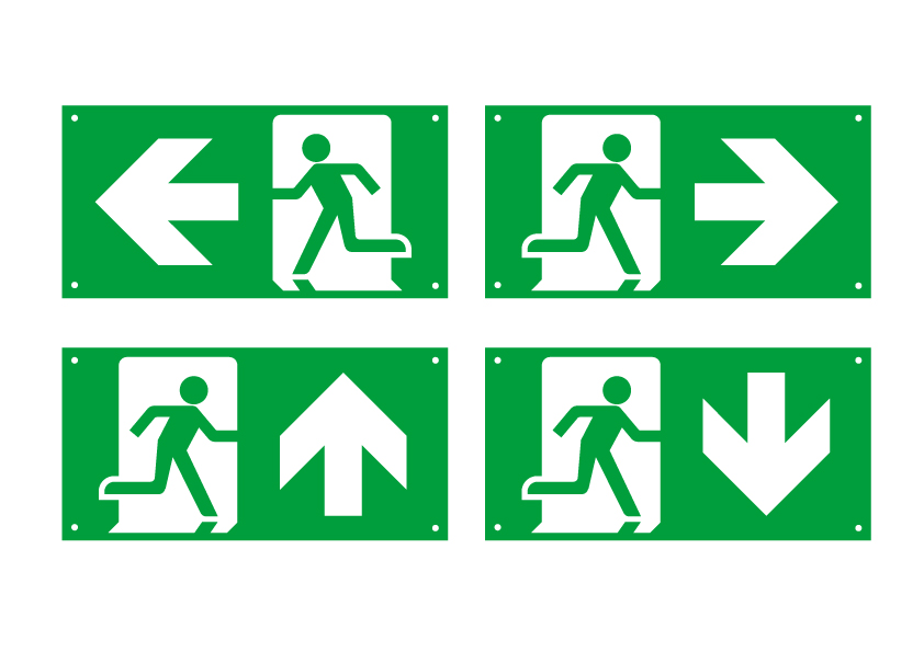 Hänvisningsarmatur Piktogram från oss på Light by Sweden