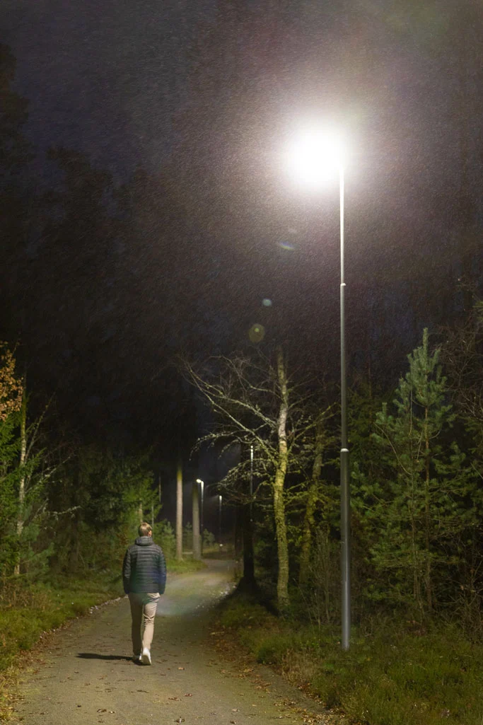 Belysning | Hångers elljusspår | Light by Sweden