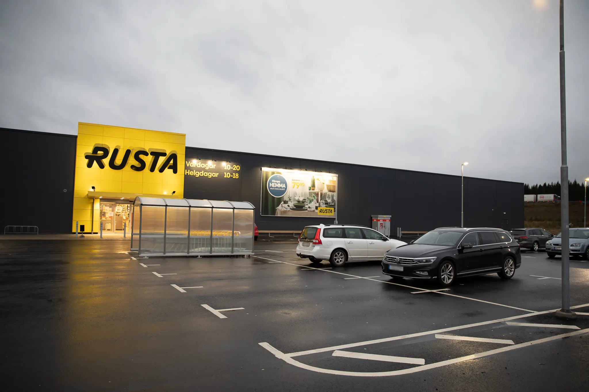 Rusta i Ljungby valde belysning från Light by Sweden